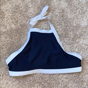 Navy Blue Halter Top